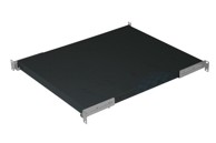 TRITON Polica RAB-UP-450-A4, 450mm, 1U, 19", 80kg max, crna